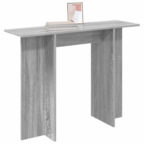 Конзолна маса Сива сонома 100 x 30 x 75 см