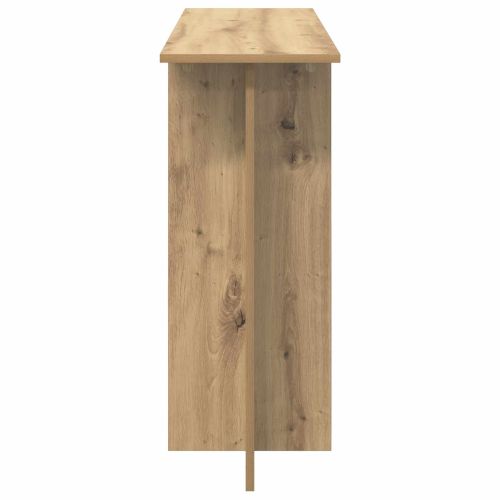 Конзолна маса Дъб артизан 100 x 30 x 75 см Инженерна дървесина