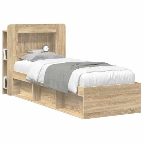 Табла за легло Дъб сонома Инженерен дървен материал