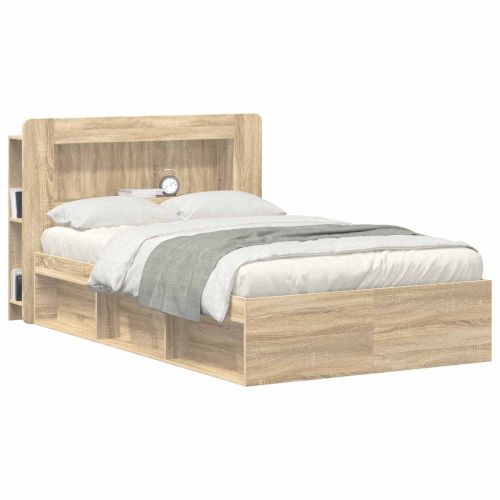 Табла за легло Дъб сонома Инженерен дървен материал