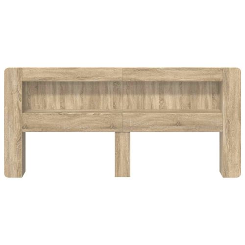 Табла за легло Дъб сонома Инженерен дървен материал