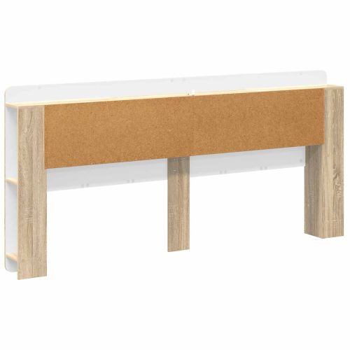 Табла за легло Дъб сонома Инженерен дървен материал