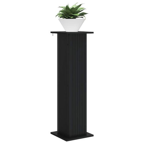 Стойка за растения 2 pcs Черно 30,5 x 30 x 100,5 см