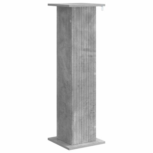 Стойка за растения Бетонно сиво 30,5 x 30 x 100,5 см