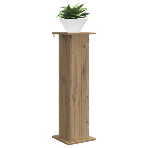 Стойка за растения 2 pcs Дъб артизан 30,5 x 30 x 100,5 см
