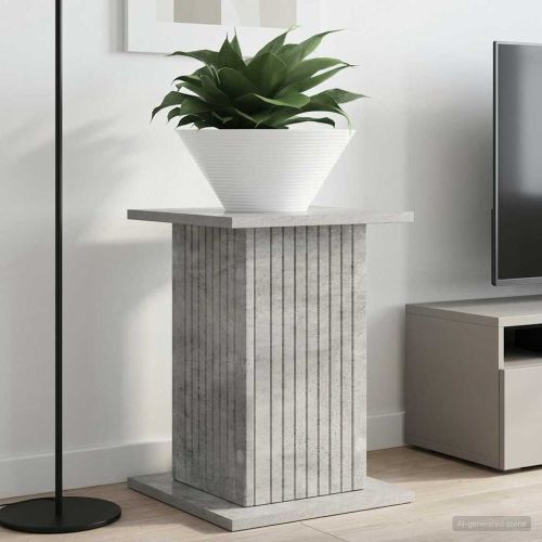 Стойка за растения 2 pcs Бетонно сиво 30,5 x 30 x 43 см