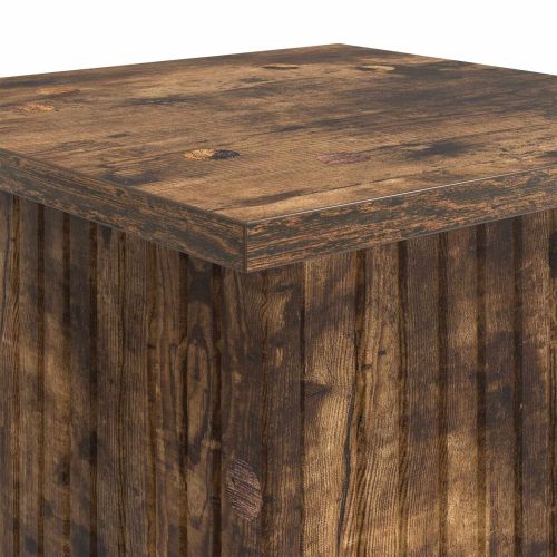 Стойка за растения 2 бр. Опушен дъб 30,5 x 30 x 43 см