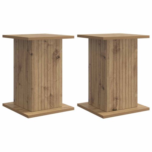 Стойка за растения 2 pcs Дъб артизан 30,5 x 30 x 43 см