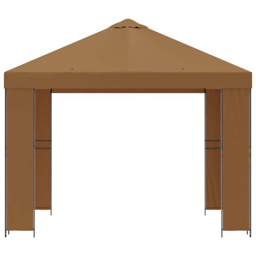 Шатра 3 x 3 m Бежово Полиестер и стомана 190 gsm