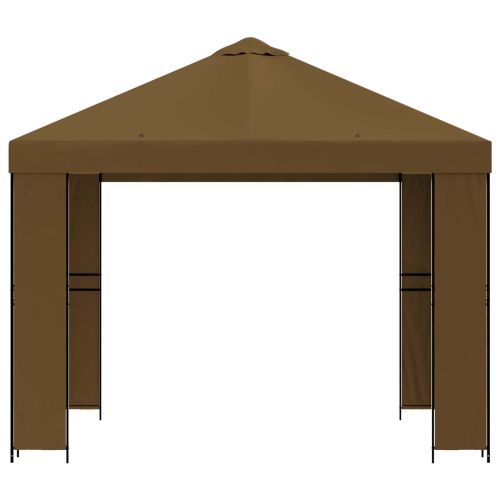 Шатра 3 x 3 m Таупе Полиестер и стомана 190 gsm