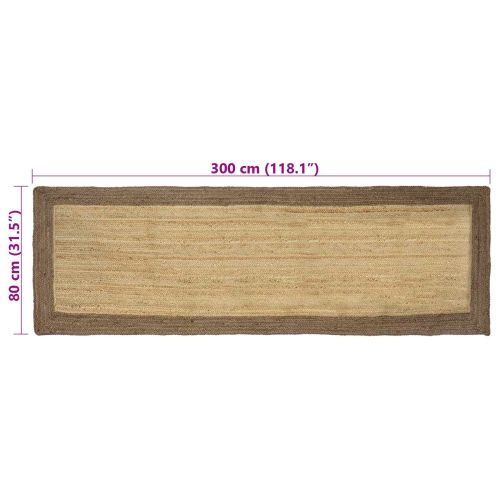 Килими за помещение Сиво 80 x 300 cm юта