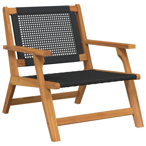 Градинска мебел 2 pcs Черно 67 x 78 x 73 см