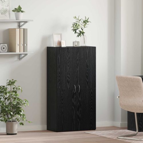 Офис шкаф с рафт с врата Дъб 60 x 32 x 115 cm Инженерно дърво