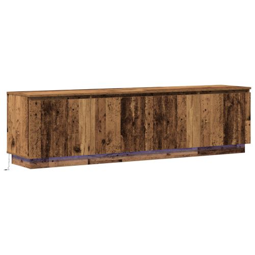 ТВ шкаф Старо дърво 180 x 38 x 49 см Инженерно дърво