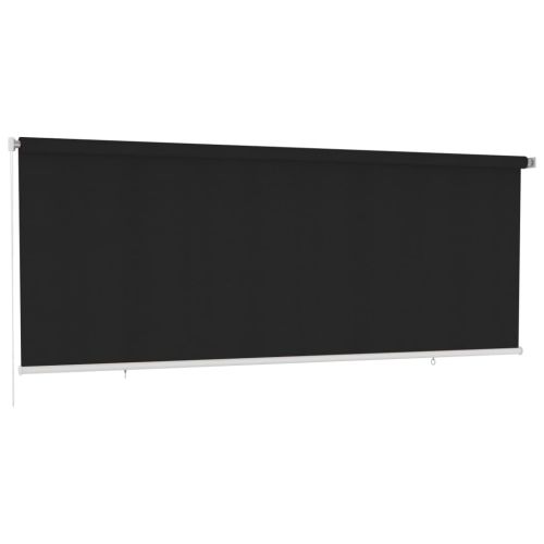 Външна роло щора, 400x140 см, черна, HDPE