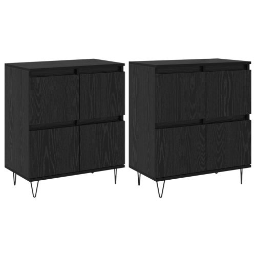Скейдбордове 2 pcs Черен дъб