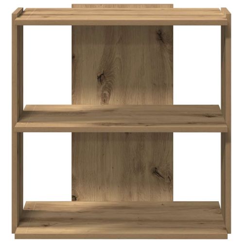 Библиотека 3 рафта дъб артизан 60x30x60 см инженерно дърво