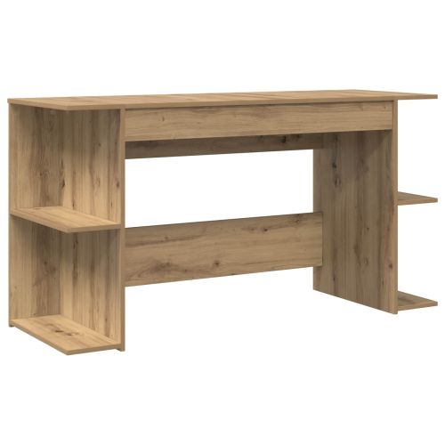 Бюро с рафт дъб артизан 140 x 50 x 75 см Инженерно дърво