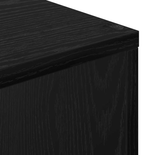 Шкаф за книги Черния дъб 69,5 x 29 x 69,5 см Инженерно дърво