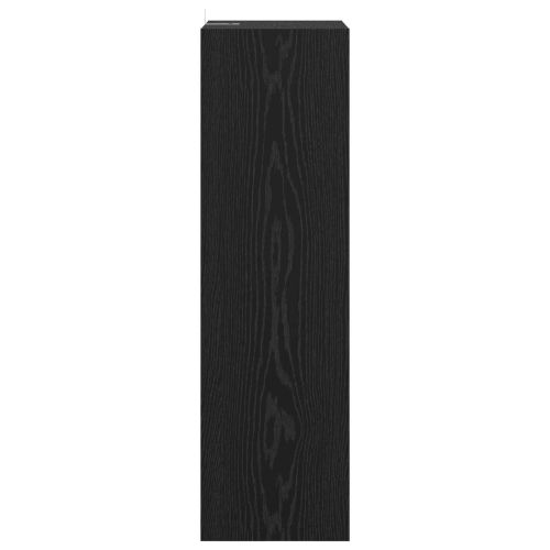 Шкаф за книги Черен дъб 37 x 30 x 103 см Инженерно дърво