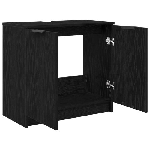 Шкаф за баня Черния дъб 64,5 x 33,5 x 59 см Инженерно дърво