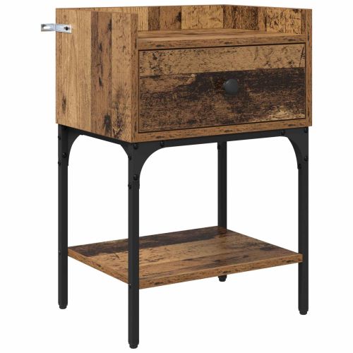 Нощно шкафче Старо дърво 40 x 29 x 60 см Инженерно дърво