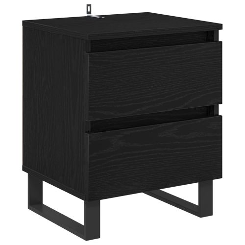 Нощен шкаф Черния дъб 40 x 35 x 50 см Инженерно дърво