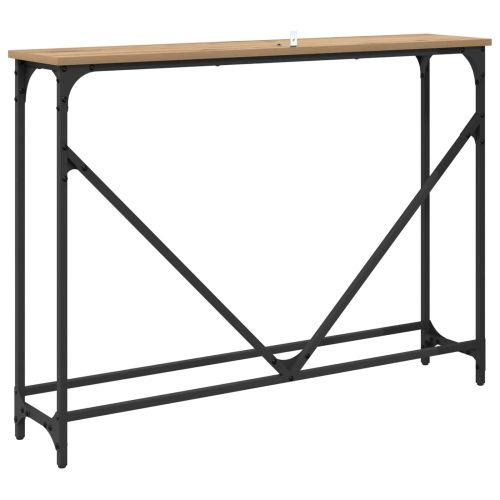 Конзолна маса Дъб 102 x 23 x 75 см Инженерно дърво