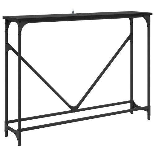 Конзолна маса Черния дъб 102 x 23 x 75 см Инженерно дърво
