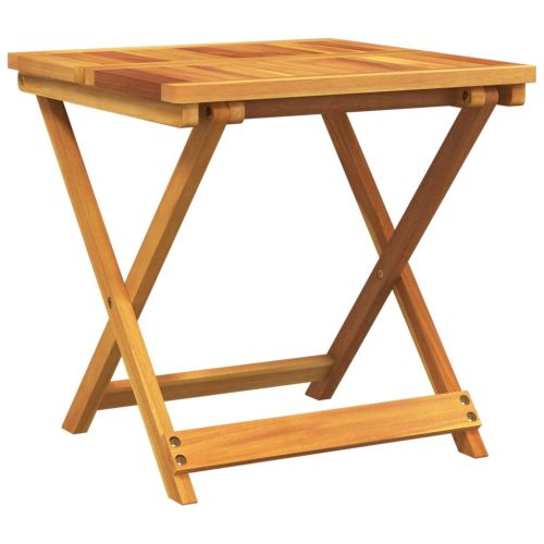Сгъваема градинска маса 50x50x50 см масивна акация