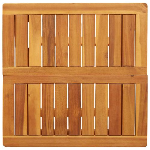 Сгъваема градинска маса 50x50x50 см масивна акация