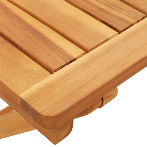 Сгъваема градинска маса 50x50x50 см масивна акация