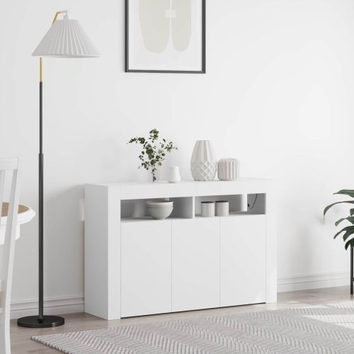 Служебен шкаф Бяло 116 x 30 x 75 см Инженерно дърво