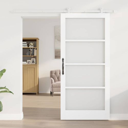 Преплъзваща се врата ORKDAL 93 x 202 см Бяло