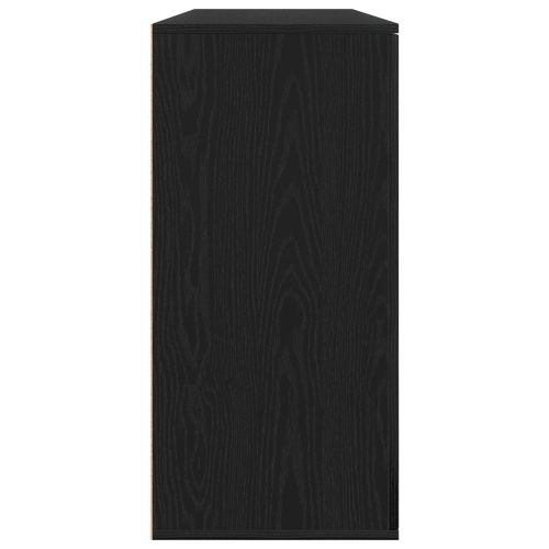 Служебен шкаф 2 pcs Черния дъб 79 x 38 x 80 см Инженерно дърво