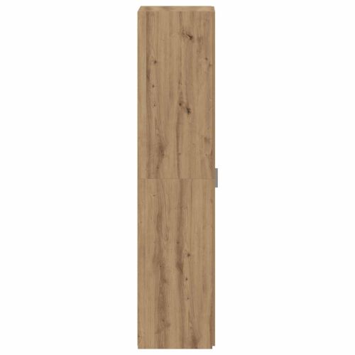 Висок шкаф 2 pcs Дъб 50 x 42,5 x 185 см