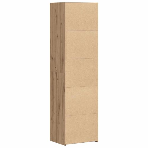 Висок шкаф 2 pcs Дъб 50 x 42,5 x 185 см