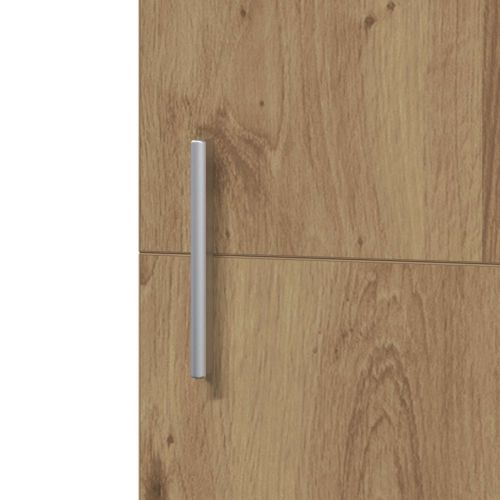 Висок шкаф 2 pcs Дъб 50 x 42,5 x 185 см