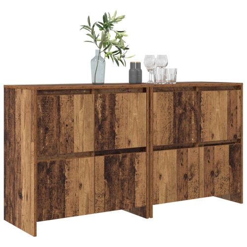 Скейдбордове 2 pcs Старо дърво 70 x 41 x 75 см Инженерно дърво