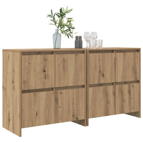 Скейдбордове 2 pcs дъб артизан 70 x 41 x 75 см Инженерно дърво