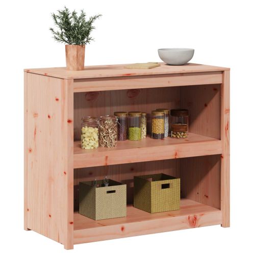 Кухненски шкаф с рафт MEPPEL Кафяв дъб 106 x 55 x 92 cm