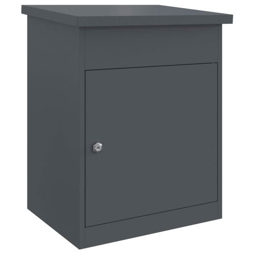 Пощенска кутия за пратки Антрацит 47.5 x 38 x 59 см Стомана