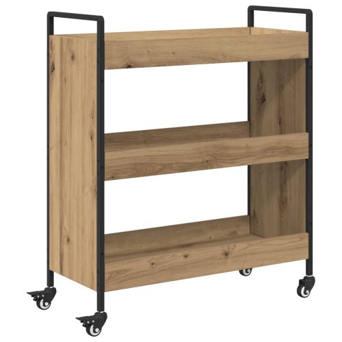 Кухненска количка Дъб 70 x 30 x 82 см Инженерно дърво