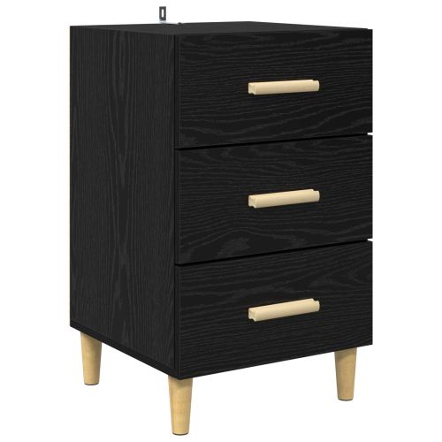 Нощен шкаф Черния дъб 40 x 40 x 66 см Инженерно дърво
