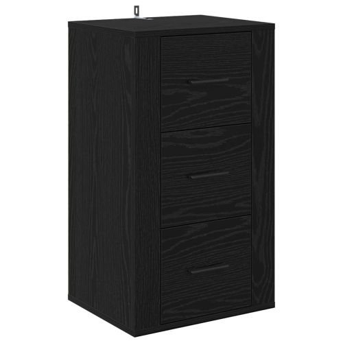 Служебен шкаф Черния дъб 40 x 33 x 70 см Инженерно дърво
