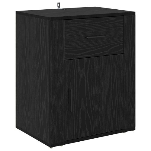 Нощен шкаф Черния дъб 35 x 50 x 60 см Инженерно дърво