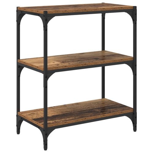 Шкаф за книги Старо дърво 60 x 33 x 70,5 см