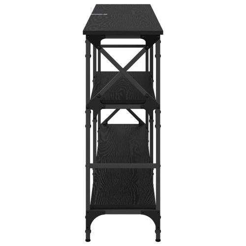 Конзолна маса Черния дъб 150 x 29 x 76,5 см Инженерно дърво