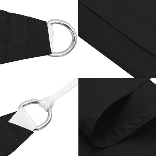 Платно-сенник, Оксфорд плат, триъгълно, 4x5x5 м, черно