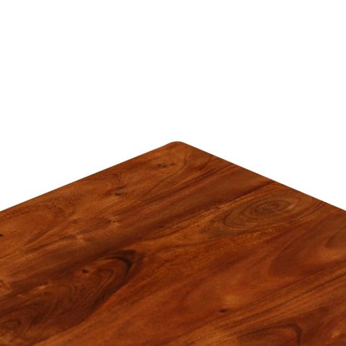 Маса за кафе масивно акациево дърво с меден финиш 100x50x30 см
